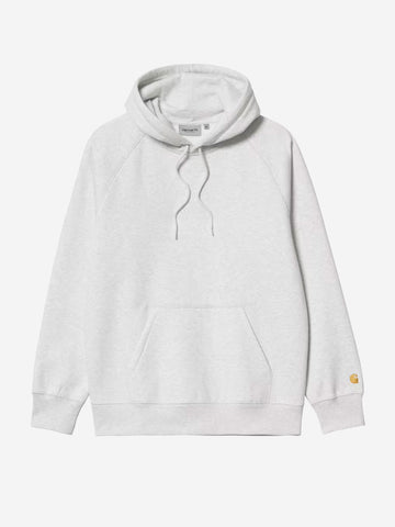 CARHARTT WIP Hooded Chase Sweat grigia Grigia chiara