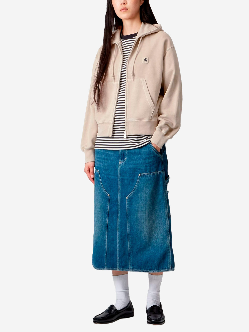 CARHARTT WIP W Hoodie Nelson beige Beige Urbanstaroma