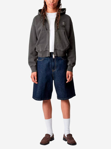 CARHARTT WIP W Hoodie Nelson antracite grigio