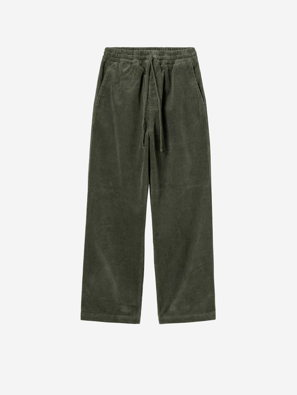 CARHARTT WIP Pantaloni 'Floyde' in velluto a coste relaxed fit Verde scuro Urbanstaroma