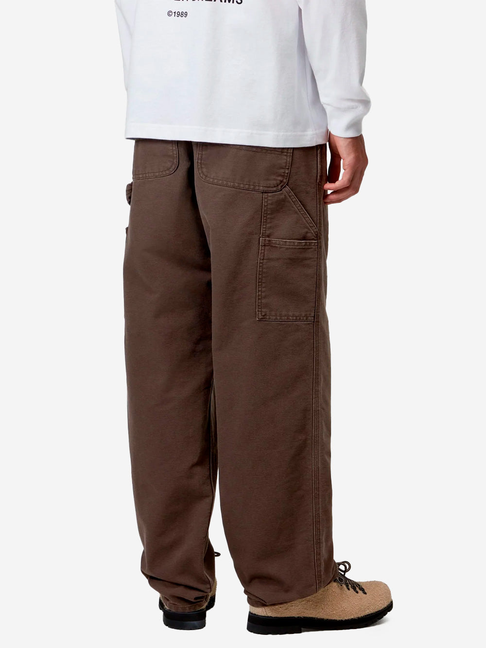 CARHARTT WIP Pantaloni 'Single Knee' marrone tabacco Tabacco Urbanstaroma