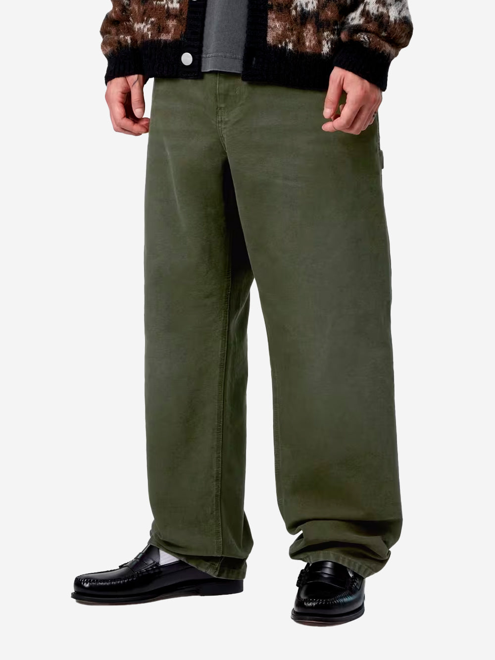 CARHARTT WIP Pantaloni 'Single Knee' oliva Verde Urbanstaroma