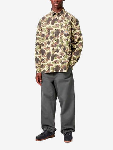 CARHARTT WIP Pantaloni 'Single Knee' grigi Grafite