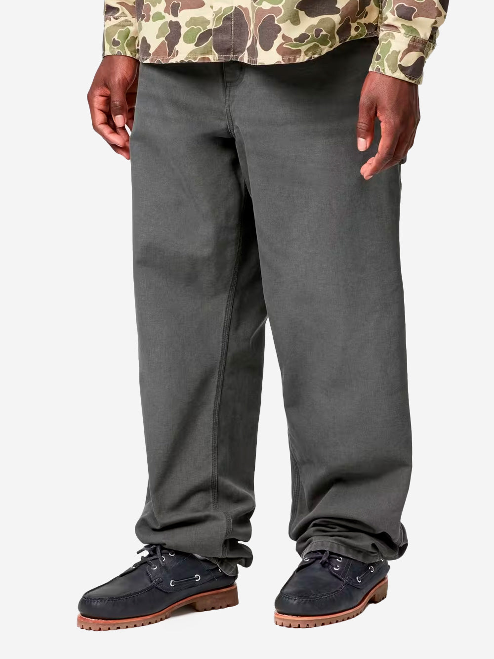 CARHARTT WIP Pantaloni 'Single Knee' grigi Grafite Urbanstaroma