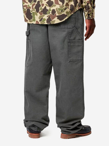 CARHARTT WIP Pantaloni 'Single Knee' grigi Grafite