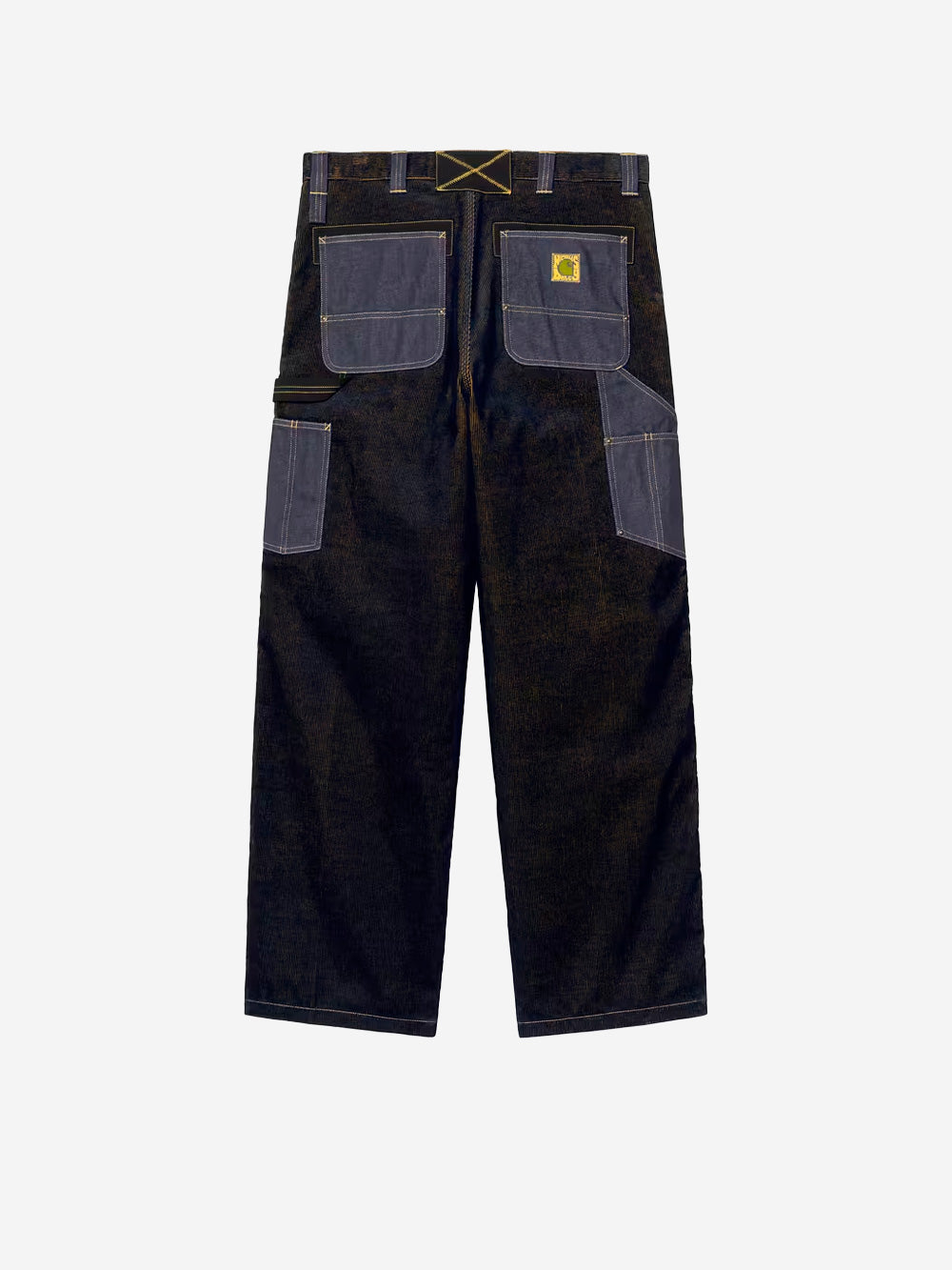 CARHARTT WIP Pantaloni OG 'Double Knee' x Nicholas Daley Navy mostarda Urbanstaroma