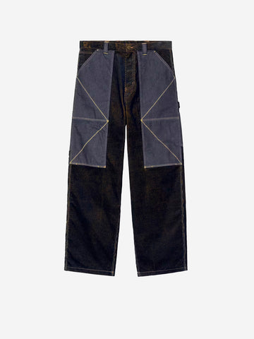 CARHARTT WIP Pantaloni OG 'Double Knee' x Nicholas Daley Navy mostarda