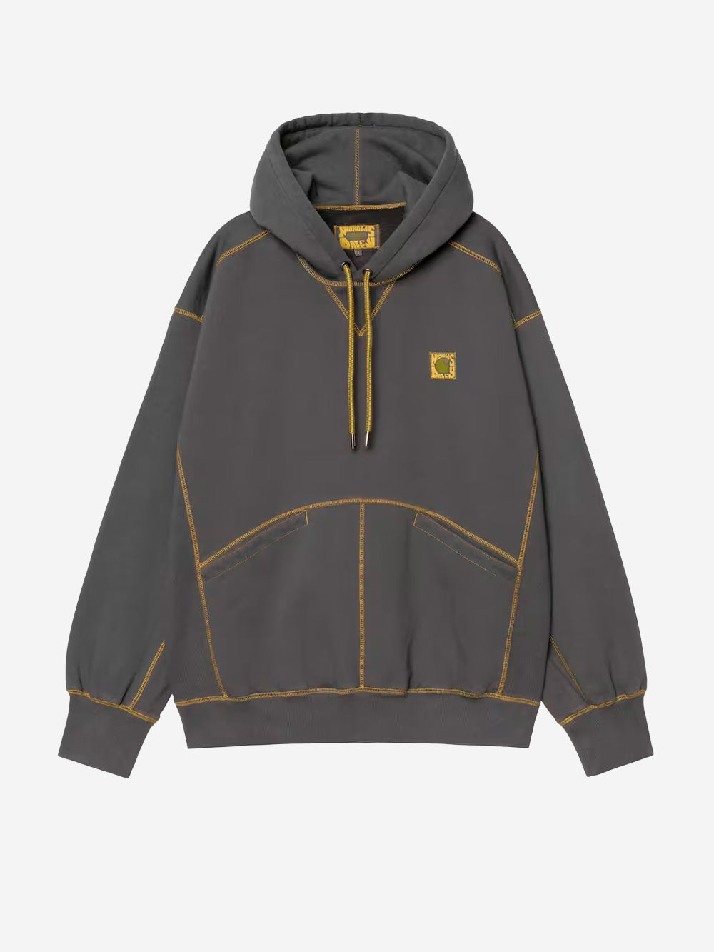 CARHARTT WIP Felpa con Cappuccio x Nicholas Daley Grigio lavato Urbanstaroma