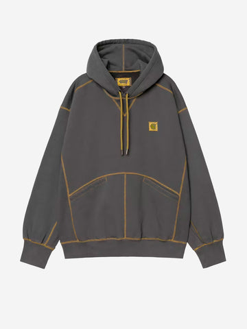CARHARTT WIP Felpa con Cappuccio x Nicholas Daley Grigio lavato