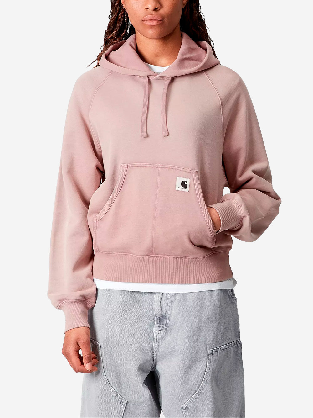 CARHARTT WIP W Felpa con cappuccio Hudson rosa Rosa Urbanstaroma