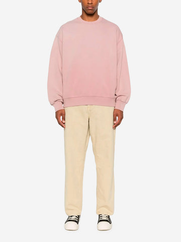 CARHARTT WIP Felpa rosa 'Hudson' effetto slavato Rosa