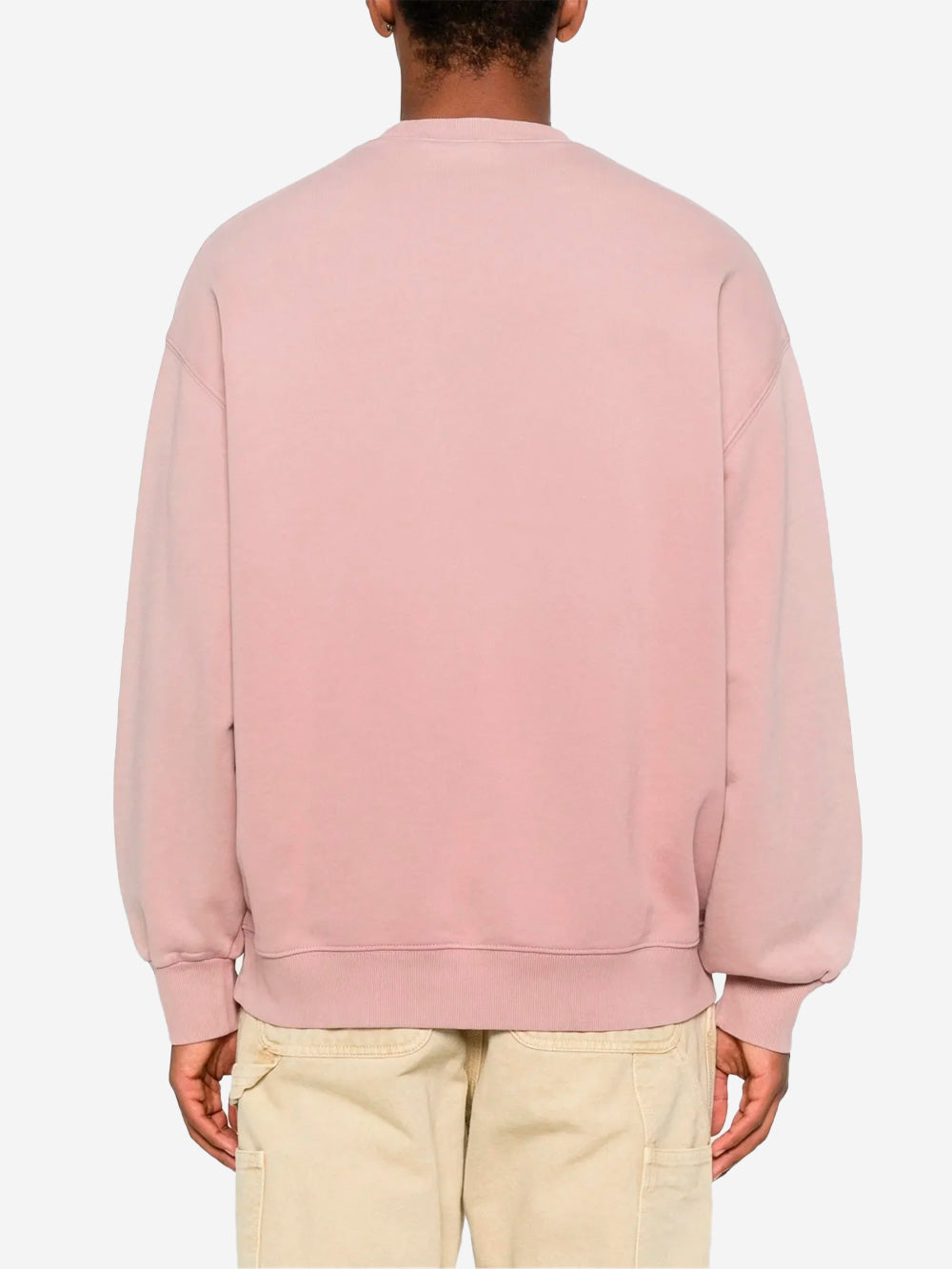 CARHARTT WIP Felpa rosa 'Hudson' effetto slavato Rosa Urbanstaroma