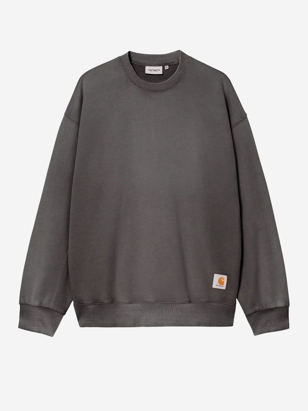 CARHARTT WIP Felpa nera 'Hudson' effetto slavato Nero Urbanstaroma