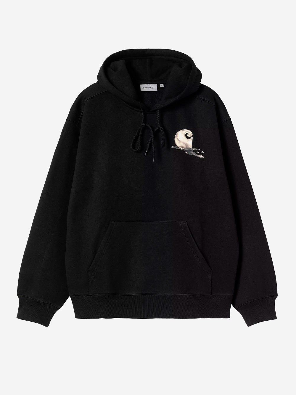 CARHARTT WIP Felpa con cappuccio nera con stampa 'Jake Gracia' Nero Urbanstaroma