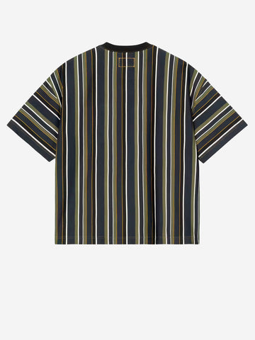 CARHARTT WIP T-shirt a righe x Nicholas Daley Nero blu