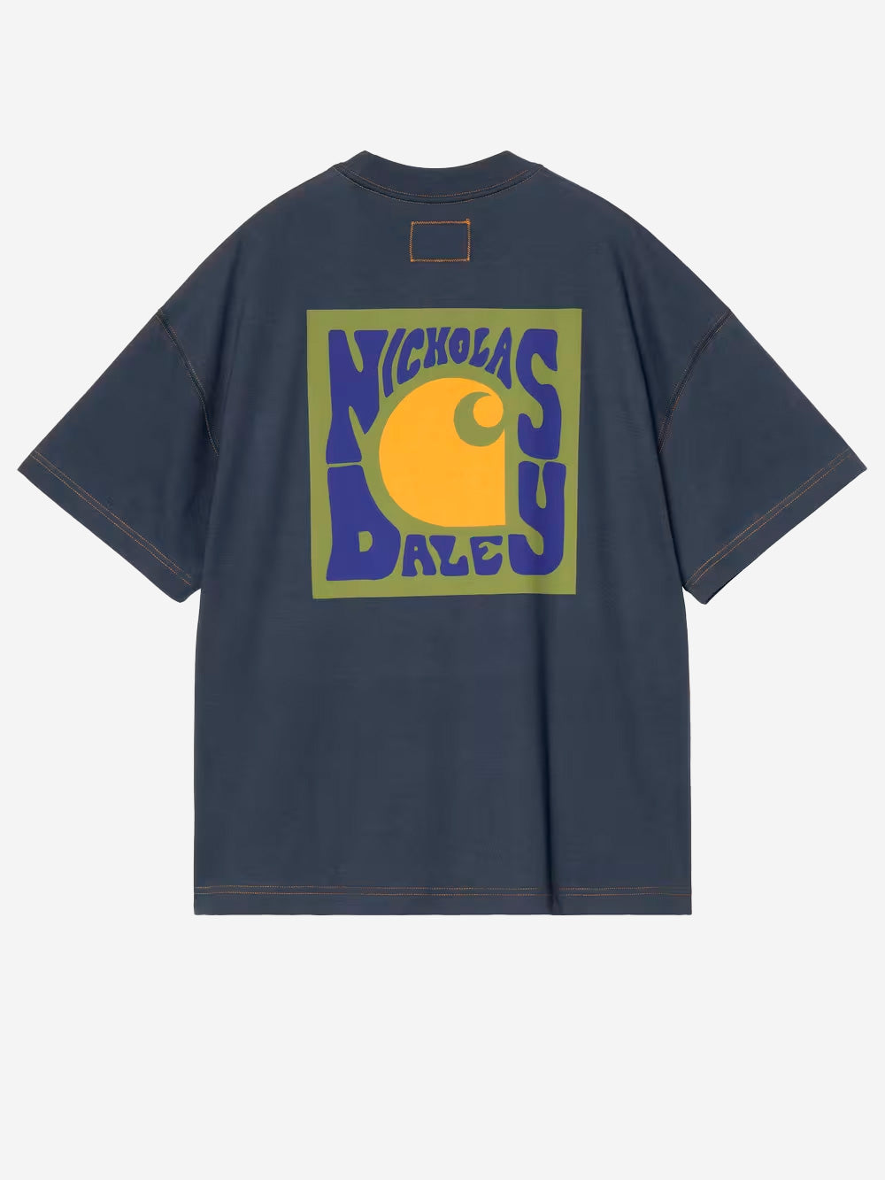 CARHARTT WIP T-shirt blu con logo x Nicholas Daley Blu scuro Urbanstaroma