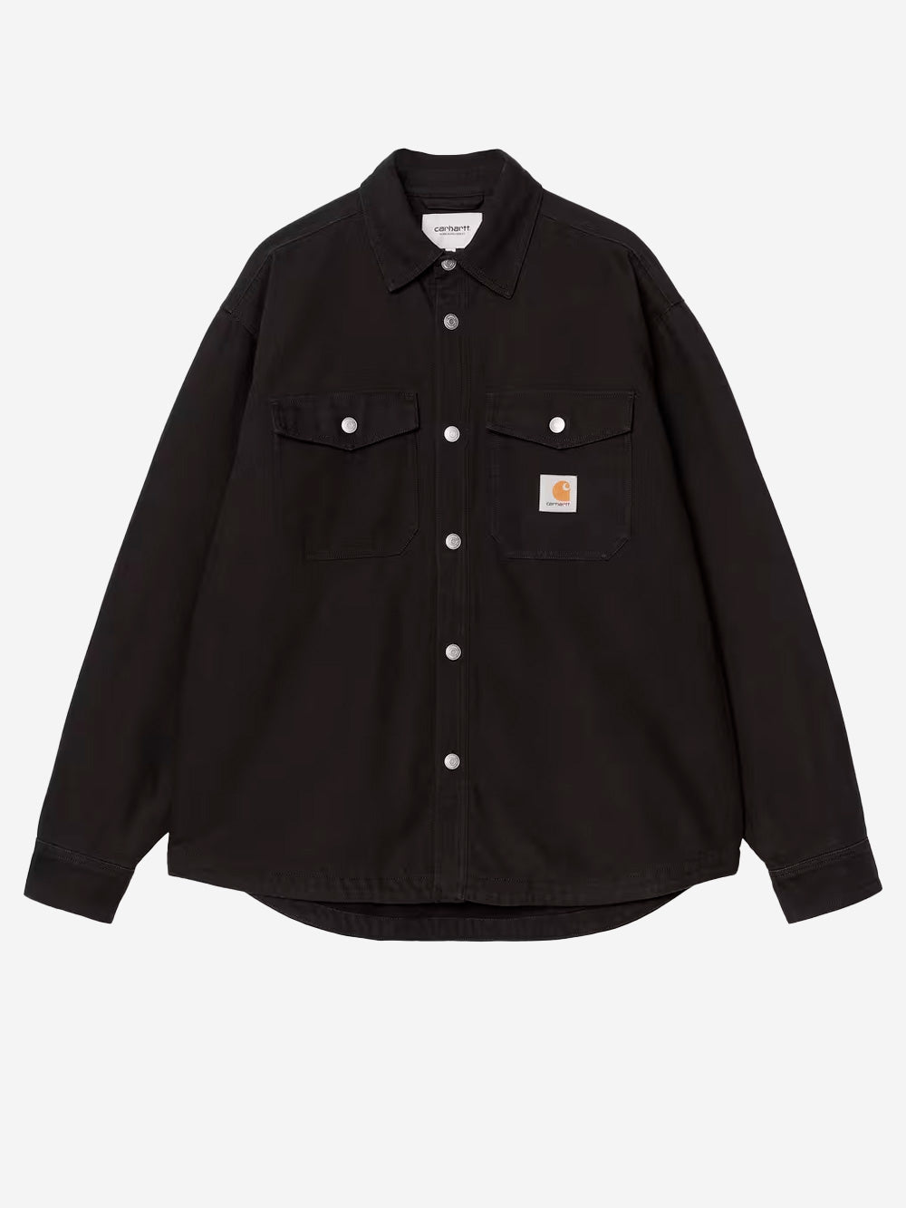 CARHARTT WIP Overshirt nero foderato Selby Nero Urbanstaroma