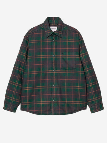 CARHARTT WIP Giacca camicia Gargan verde Verde blu