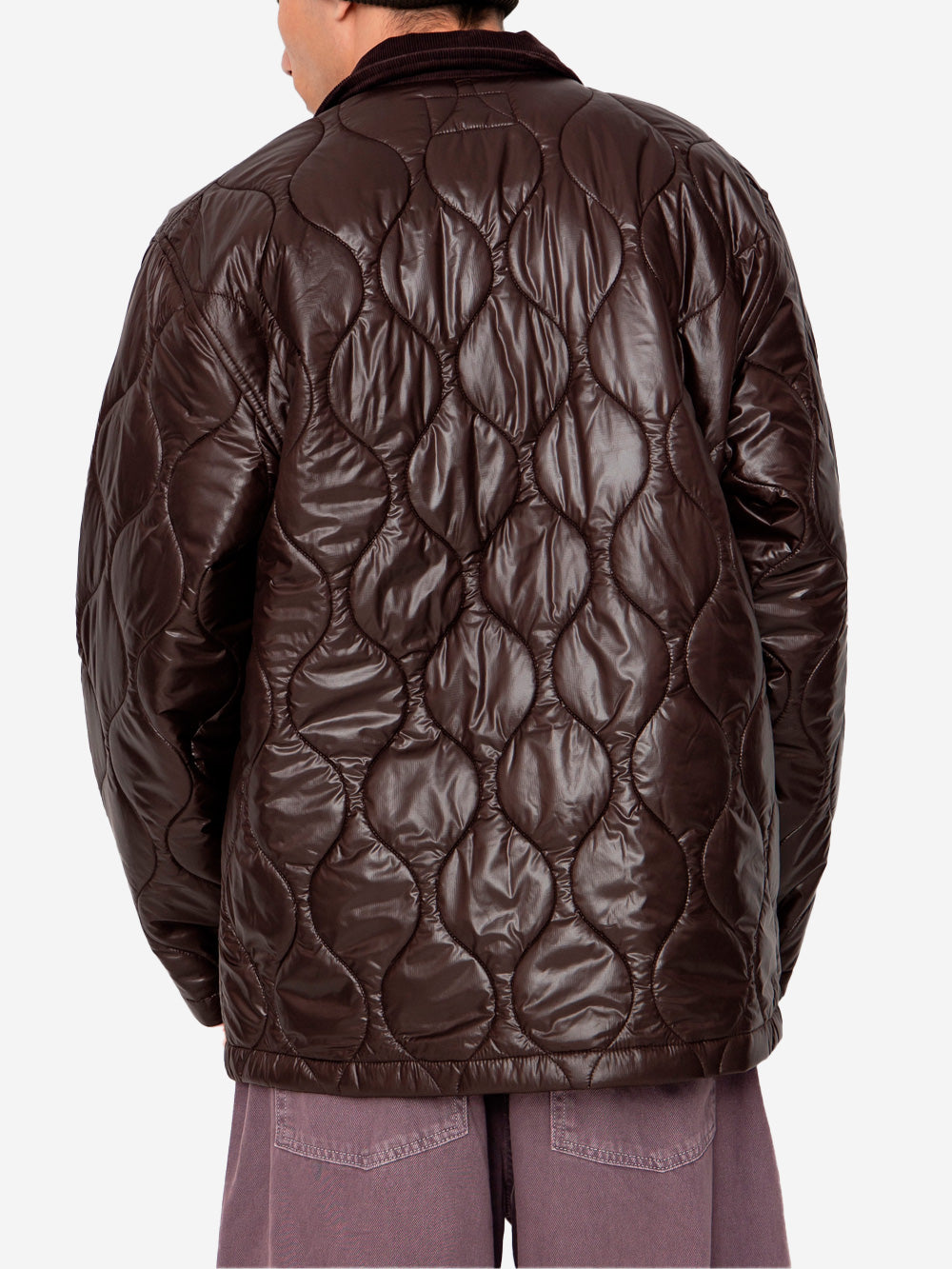 CARHARTT WIP Giacca 'Oscar Chore Liner' con colletto in velluto Marrone Urbanstaroma