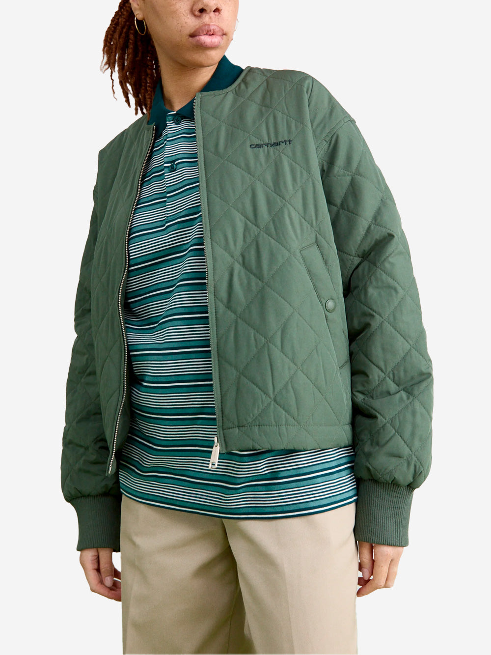 CARHARTT WIP W Giacca Elma Liner verde Verde Urbanstaroma