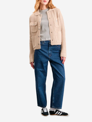 CARHARTT WIP W Maglione beige Michigan con tasche Beige