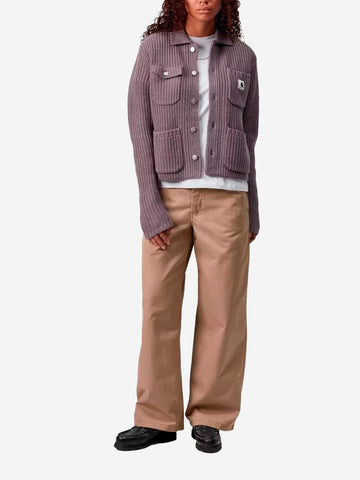 CARHARTT WIP W Maglione viola Michigan con tasche Lavanda