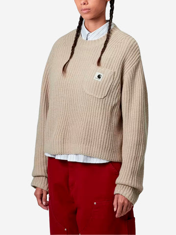 CARHARTT WIP Maglione beige 'Mira' Sabbia