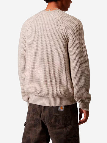 CARHARTT WIP Maglione in misto lana 'Firth' beige Panna