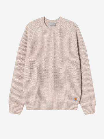 CARHARTT WIP Maglione in misto lana 'Firth' beige Panna
