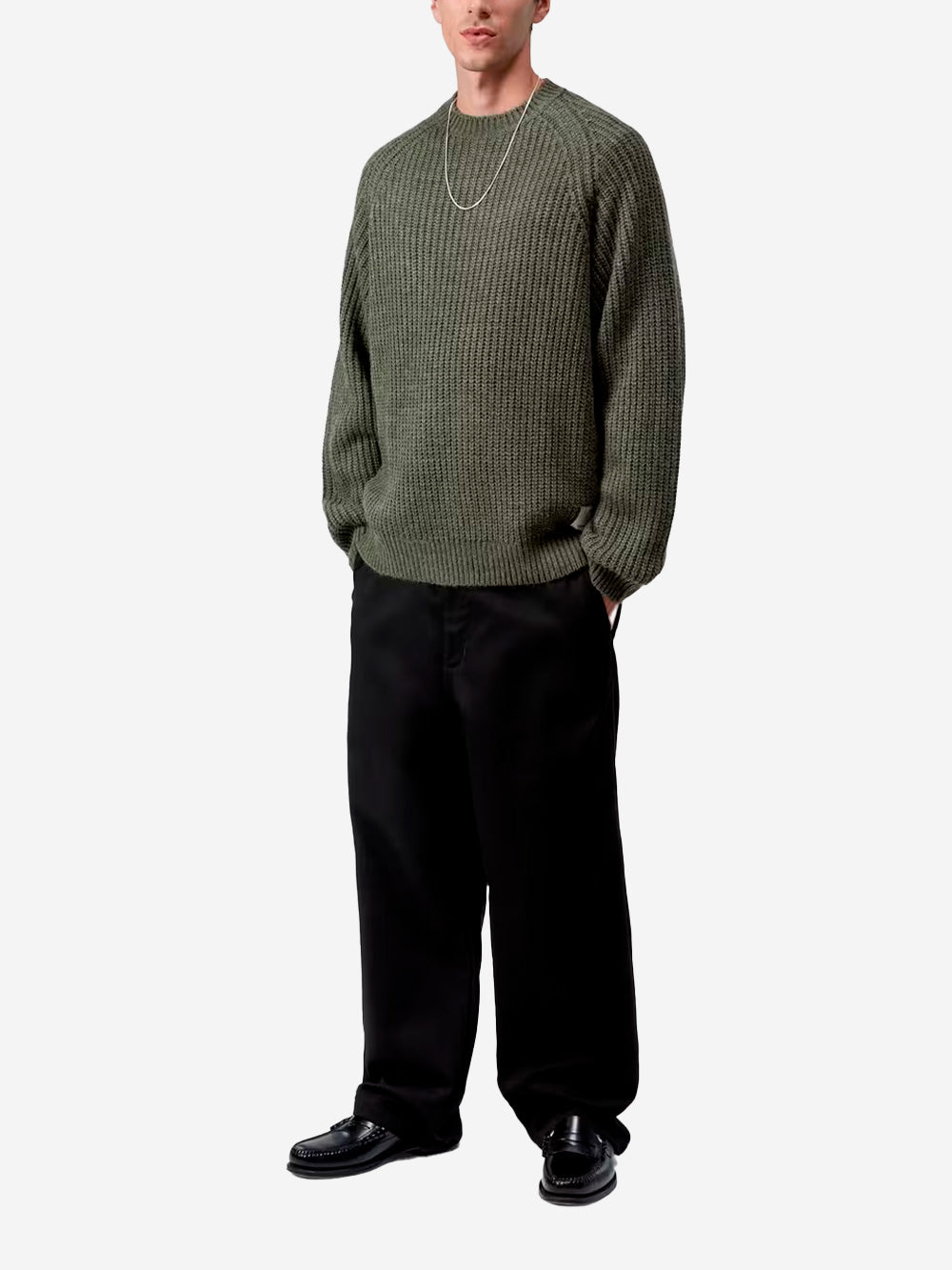 CARHARTT WIP Maglione in misto lana 'Firth' verde Verde Urbanstaroma