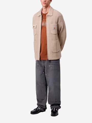 CARHARTT WIP Chore Knit jacket beige Beige