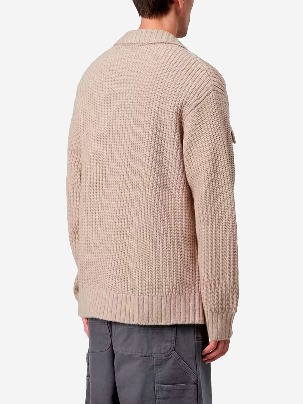 CARHARTT WIP Chore Knit jacket beige Beige Urbanstaroma