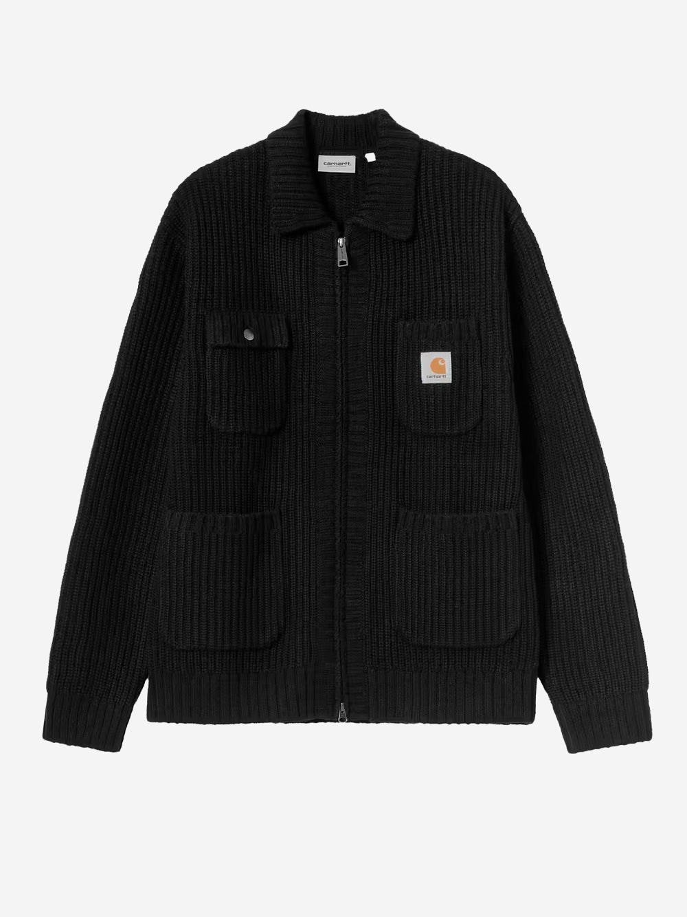 CARHARTT WIP Chore Knit jacket nera Nero Urbanstaroma