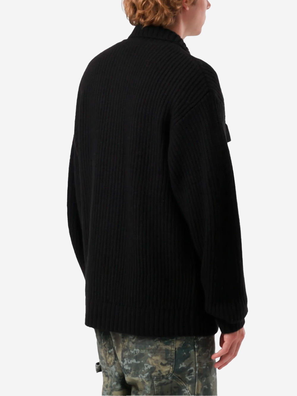 CARHARTT WIP Chore Knit jacket nera Nero Urbanstaroma