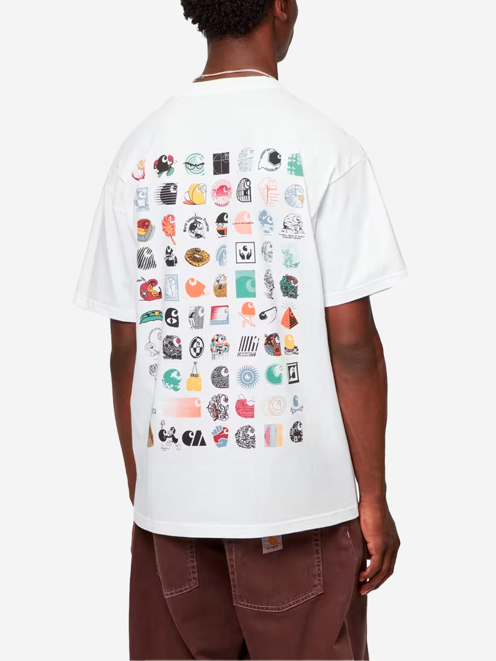 CARHARTT WIP T-shirt bianca loose S/S C Logo Archive Bianco Urbanstaroma