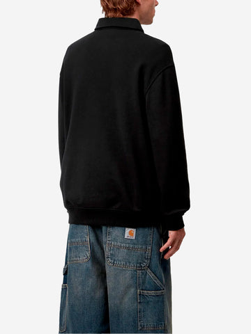 CARHARTT WIP Polo a maniche lunghe Sweatshirt nera Nero