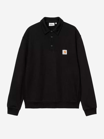 CARHARTT WIP Polo a maniche lunghe Sweatshirt nera Nero