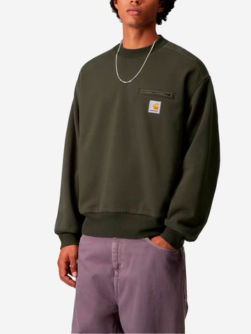 CARHARTT WIP Felpa girocollo Detroit verde oliva Verde