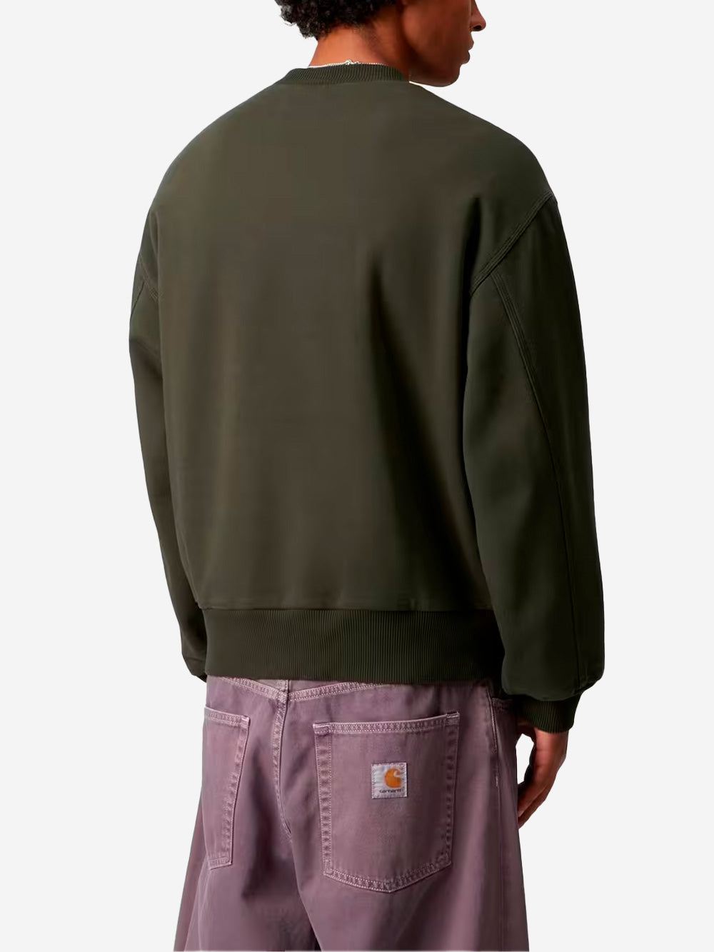 CARHARTT WIP Felpa girocollo Detroit verde oliva Verde Urbanstaroma