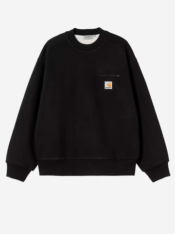 CARHARTT WIP Felpa girocollo Detroit nera Nero