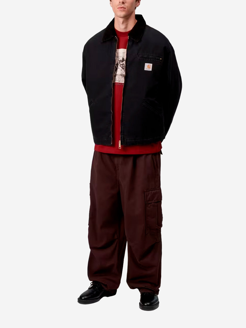 CARHARTT WIP Giacca OG Detroit nera Black Urbanstaroma