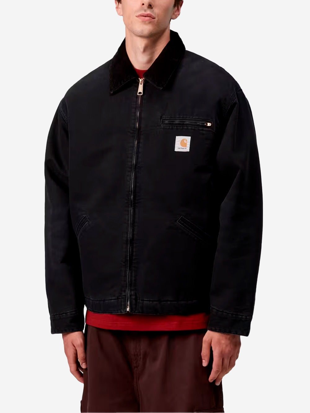 CARHARTT WIP Giacca OG Detroit nera Black Urbanstaroma