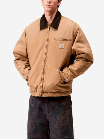 CARHARTT WIP Giacca OG Detroit marrone Hamilton Beige