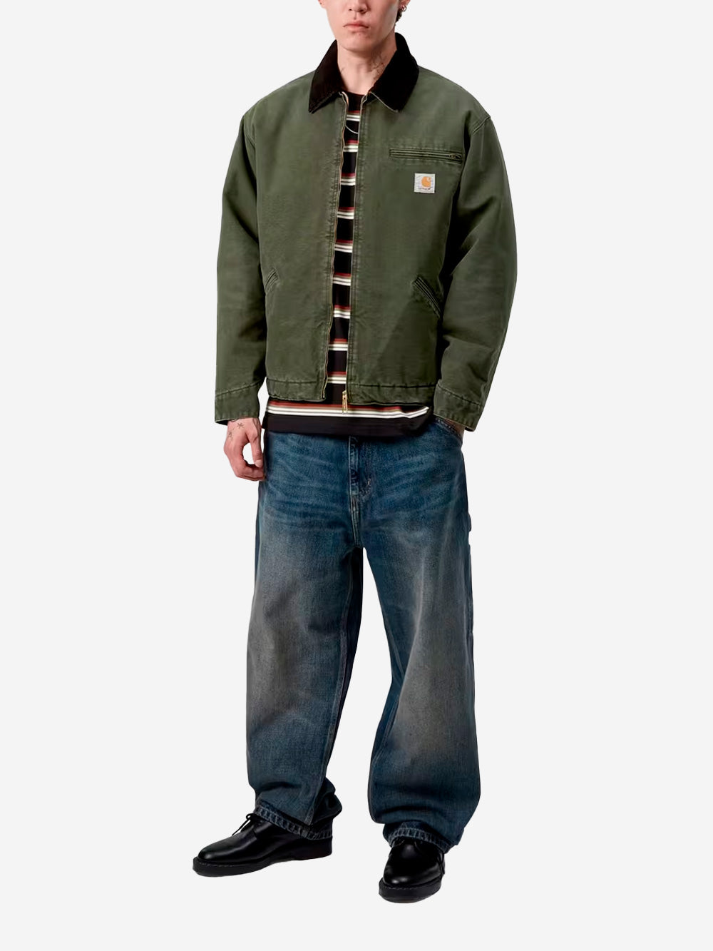CARHARTT WIP Giacca OG Detroit verde oliva Verde scuro Urbanstaroma