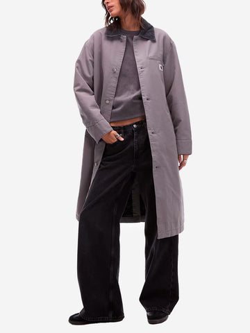 CARHARTT WIP W Giacca lunga 'Webster' grigia Grigio