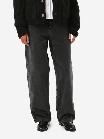 CARHARTT WIP W Brandon Pantaloni neri light wash grigio