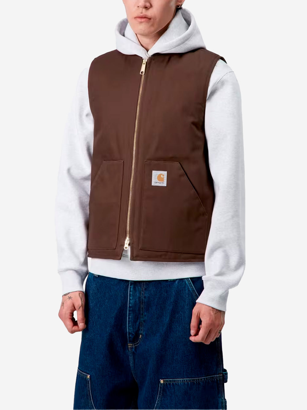CARHARTT WIP Gilet Classic marrone Tobacco Urbanstaroma