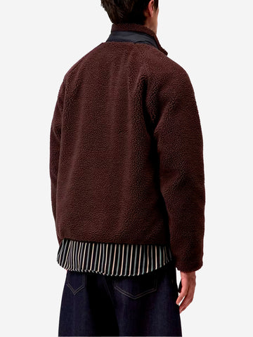 CARHARTT WIP Giacca in pile marrone 'Prentis Liner' Marrone