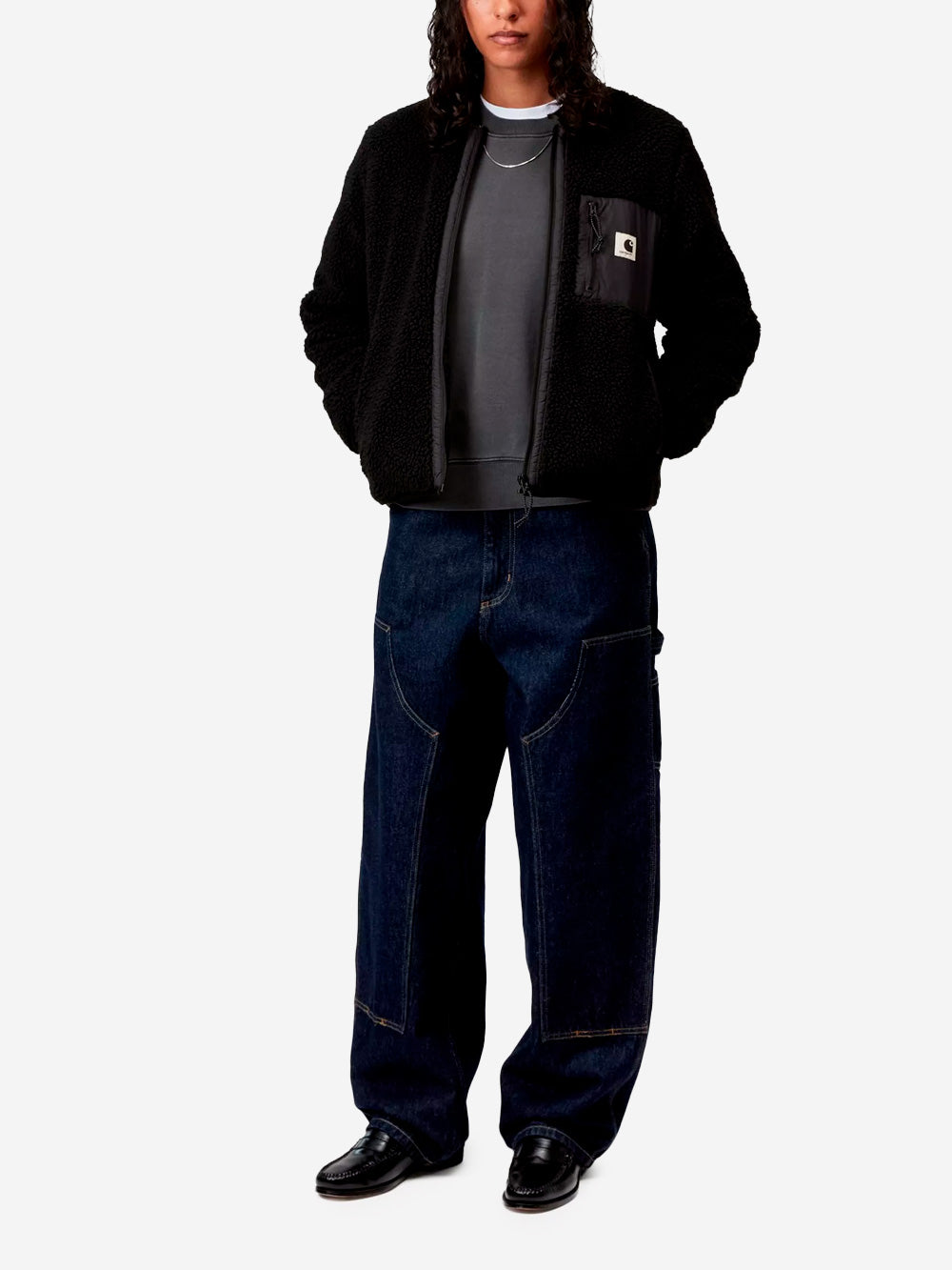 CARHARTT WIP W Janet Liner in pile Nero Urbanstaroma