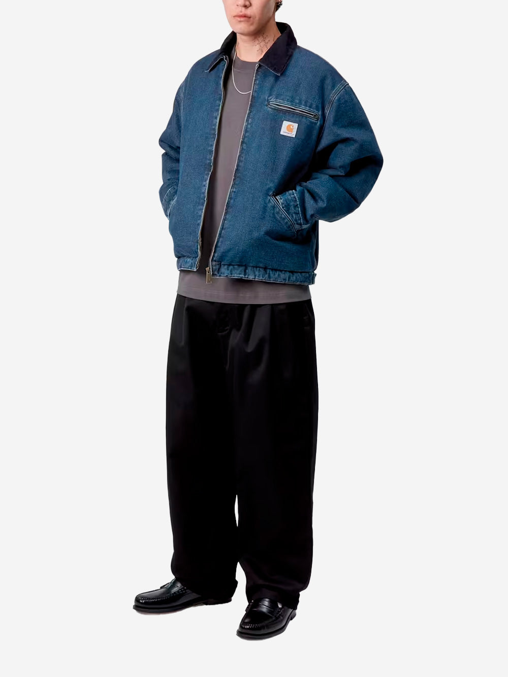 CARHARTT WIP Giacca in denim Detroit OG Blu scuro Urbanstaroma